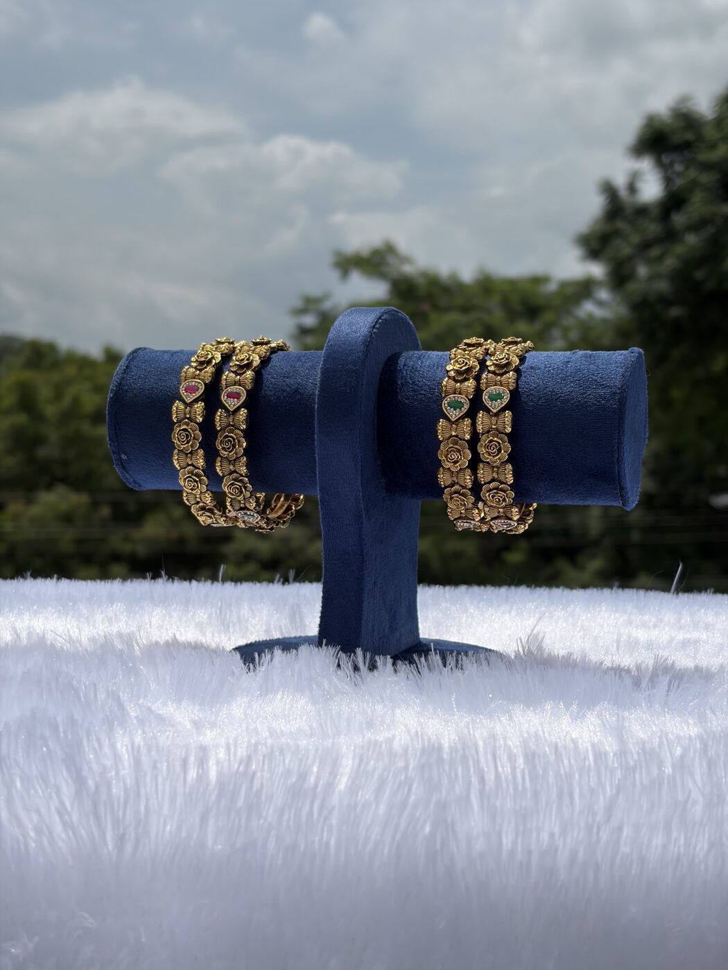 Nakshi Antique Finish Bangles each pair
