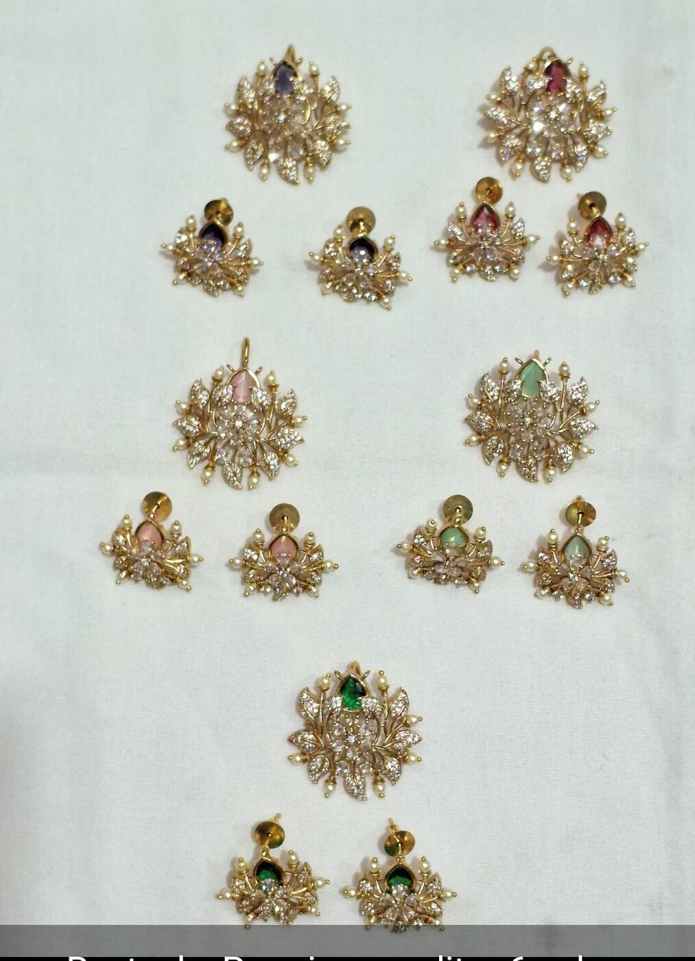 Pendants along with Earrings