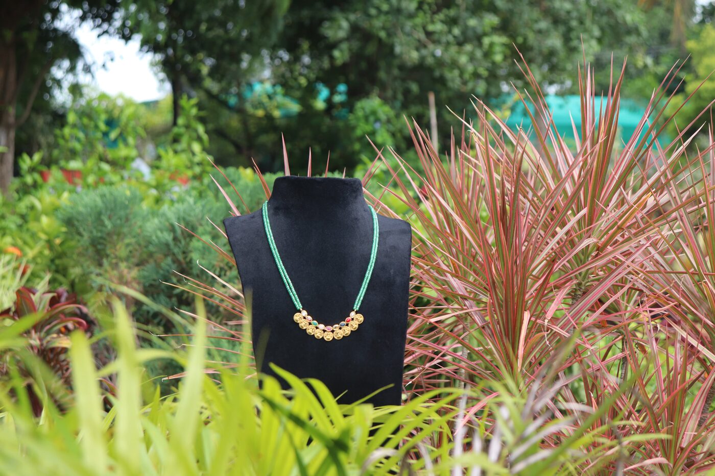 Real Green CZ with Navaratna