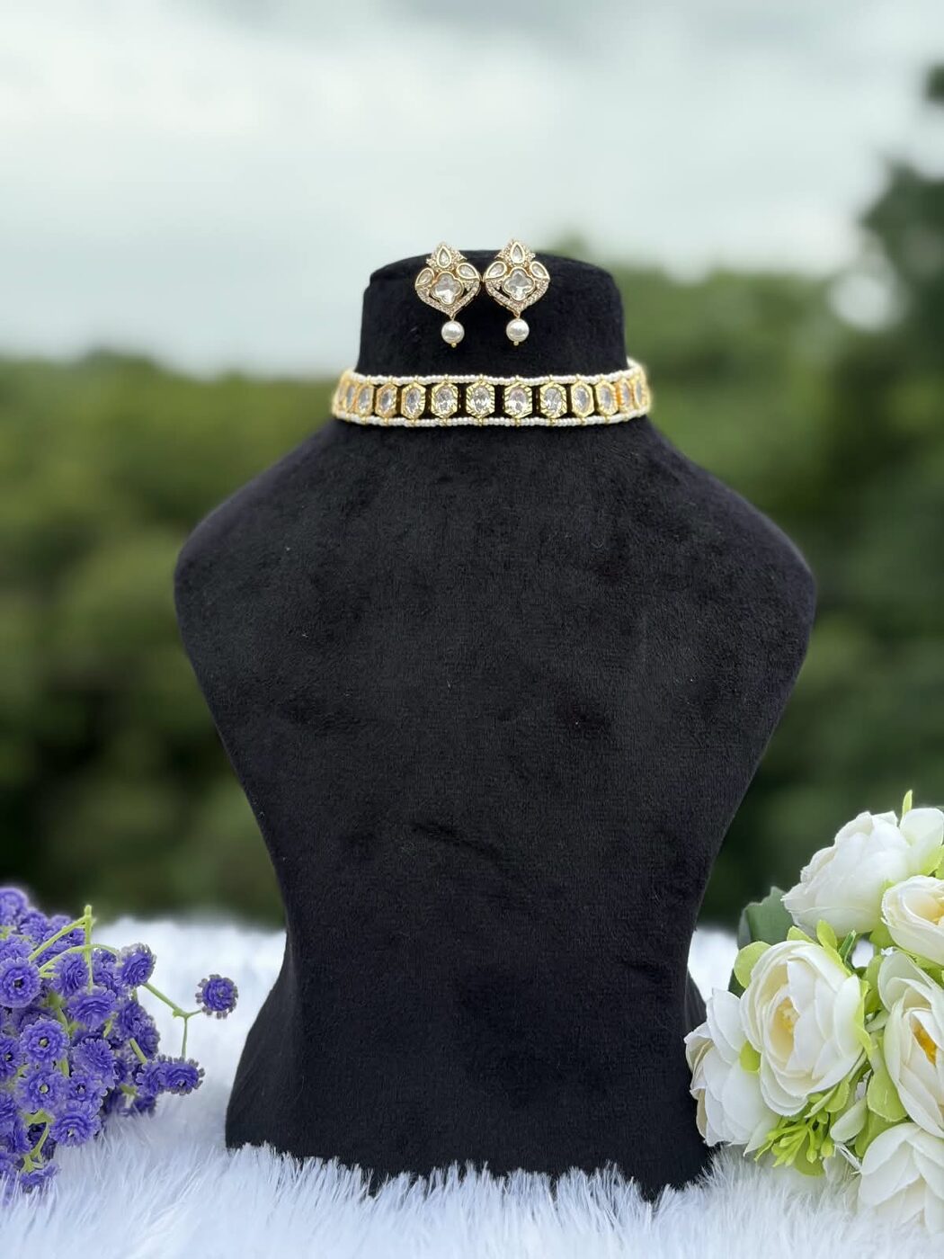 Real Moissanite Choker