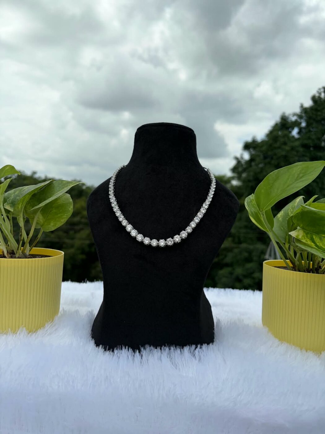 Uncut Diamonds Necklace